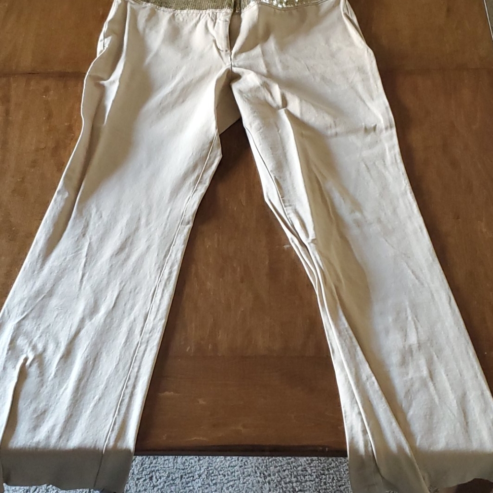 METRO SEVEN Pants Used Cream Size 14